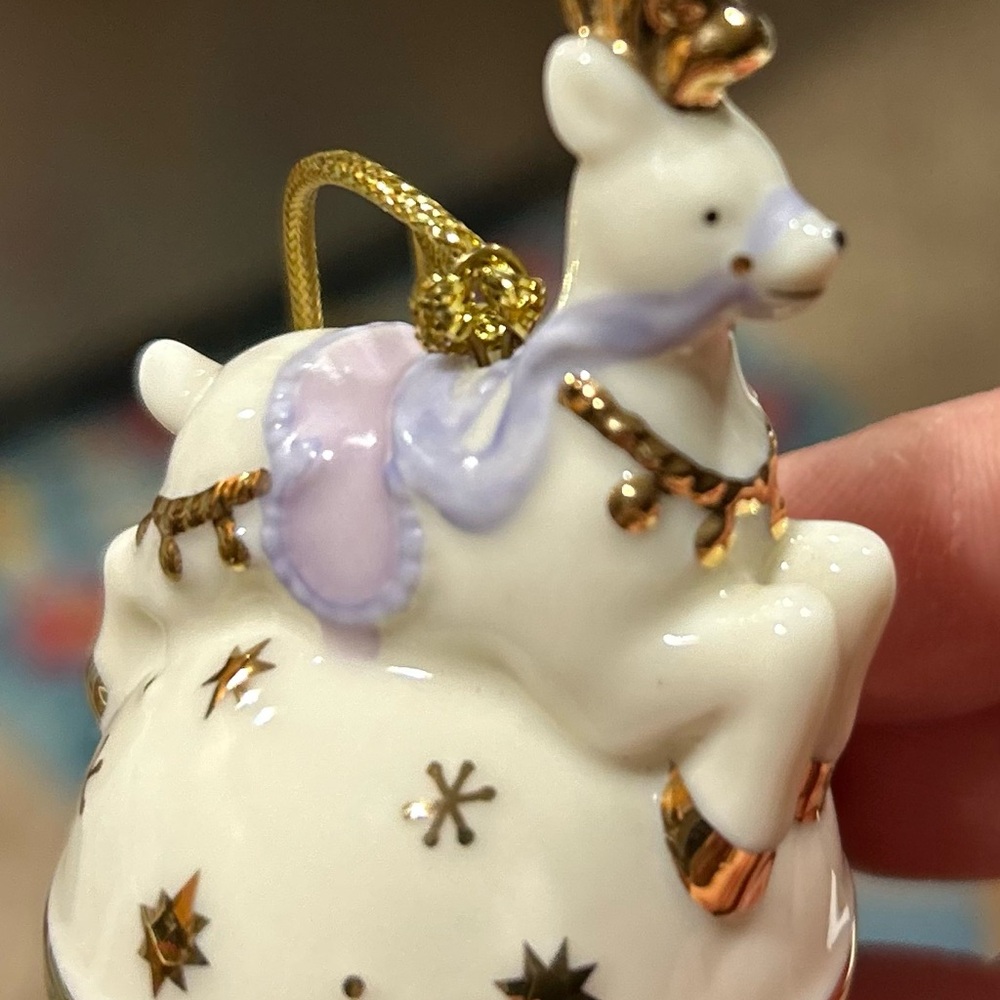 Lenox Festive Sleigh Bell Ornament Set - Picture 13 of 15